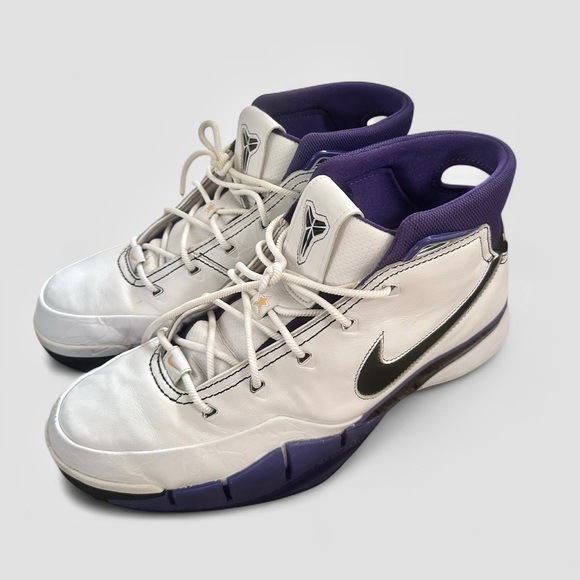 Nike Air Zoom Kobe 1 Protro 81 Purple White Mens 14 All Star 2006 - Picture 3 of 6